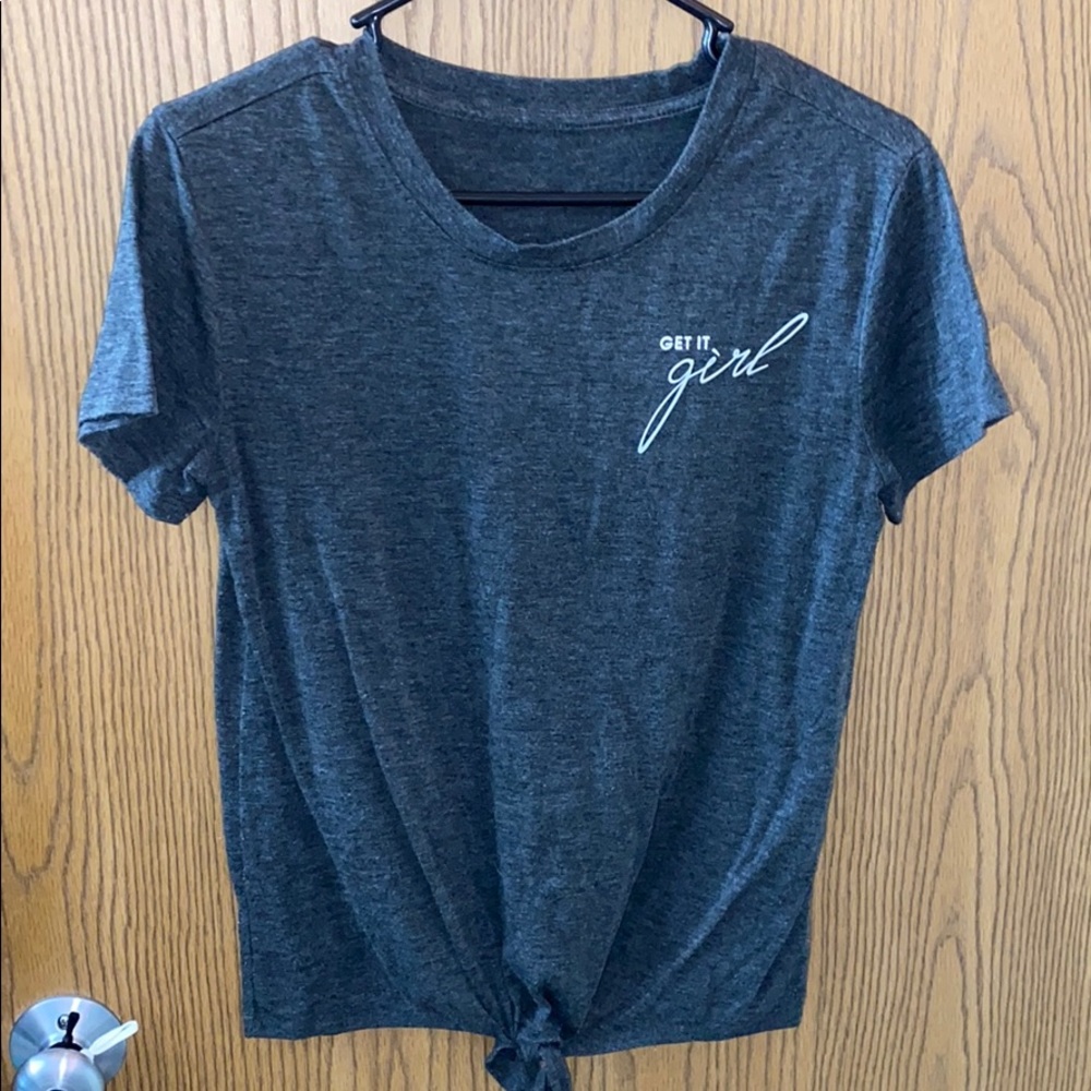 Get it, girl tie top